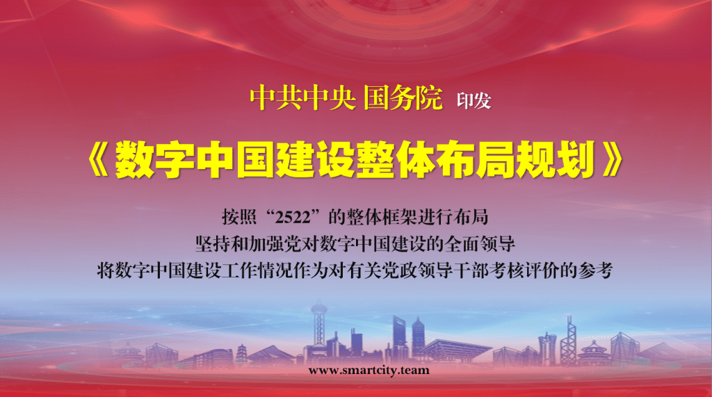 中共中央国务院《数字中国建设整体布局规划》：“2522”整体框架布局，夯实设施和数据2大基础，推进经济社会5大领域融合，强化信创和安全2大能力 ...