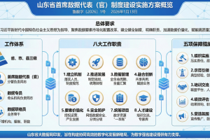 山东首席数据官、首席数据代表